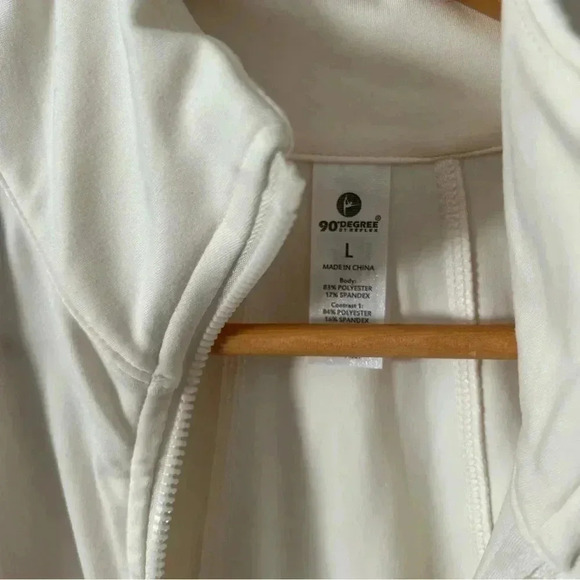 NWOT 90 Degree By Reflex - Women's Lux Slim Fit Track Jacket L - Picture 7 of 9